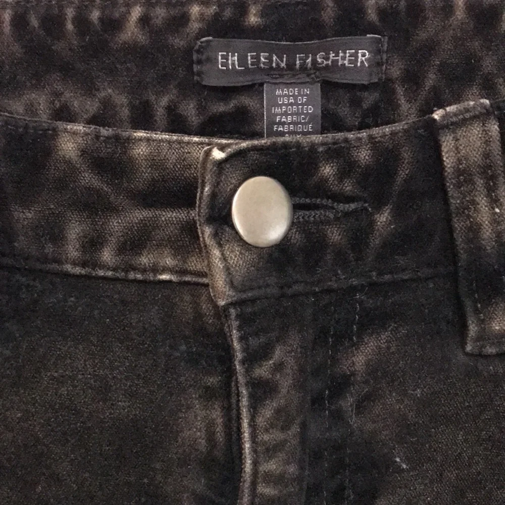 Eileen Fisher Acid Washed Velveteen Skinny Jeans - Picture 13 of 16